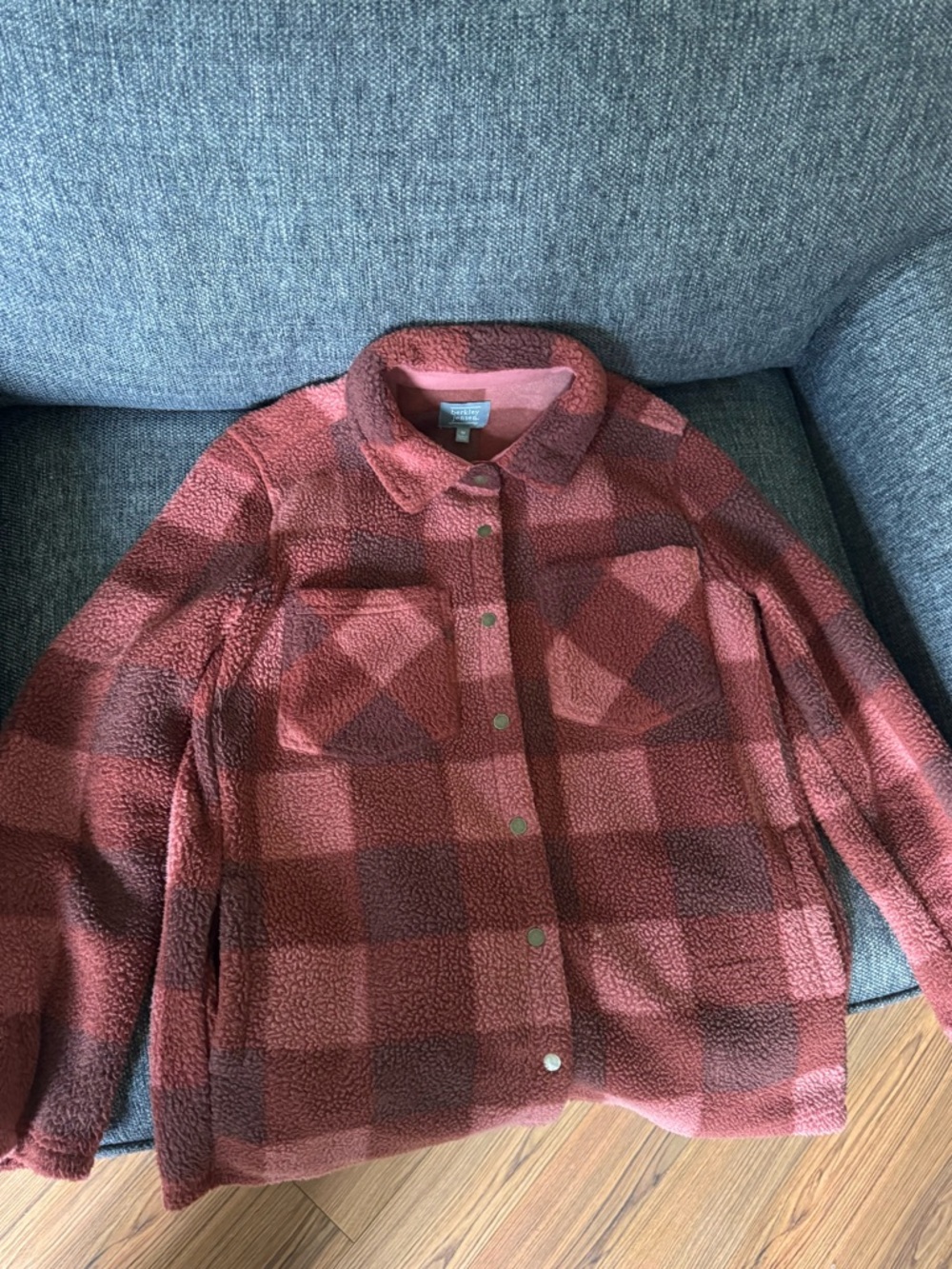 Cozy Plaid Teddy Jacket